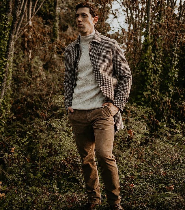 Turtlenecks, patterned coats + Corduroy Pants Turtlenecks, patterned coats + Corduroy Pants